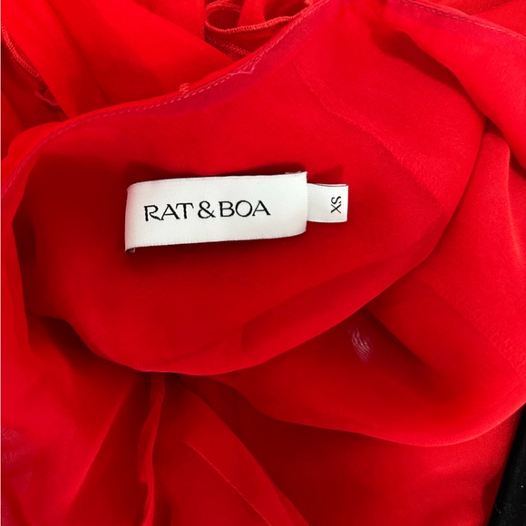 Rat & Boa Cecelia Dress in Red - Picture 14 of 14